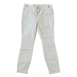 Anthropologie Pilcro and the Letterpress HIgh-Rise Skinny Pinstripe Pants S.31